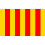 Provence regionu vlajka vektorový obrázek