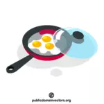 Smažená vejce k snídani
