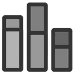 ClipArt icona diagramma a barre