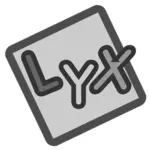 Obiekt clipart ikony Lyx
