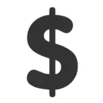 Символ доллара значок денег