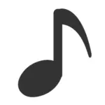 Mainkan ikon catatan musik suara
