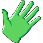 Inhemska rengöring handske vektor illustration