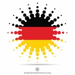 Alman bayrağı yarı ton etkisi