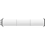 Afbeelding van de vector van het tabblad van de gitaar