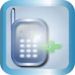 Teléfono móvil icono vector de la imagen
