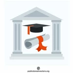 Símbolo da graduação da faculdade