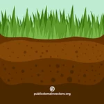 Rumput dan tanah