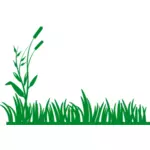 דשא וקטור רקע