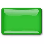 גלוס כפתור מרובע ירוק וקטור אוסף