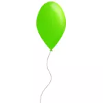 Zelená barva balónku vektorový obrázek