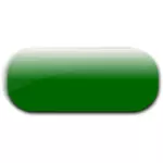 Poziome tabletki w kształcie zielony przycisk grafika wektorowa