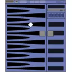 Server SunFire 2900 vektorový obrázek