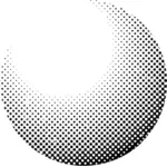 Esfera de meio-tom com pontos