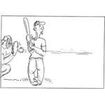 棒球运动员漫画
