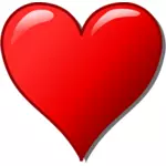 Векторное изображение Глянцевое сердце