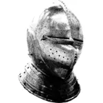 Vector illustraties van volledige dekking oude helm