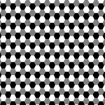 Hexagon grå skala