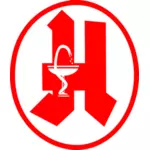 Немецкий аптекарь логотип изменен векторное изображение