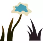 Vektor illustration av döende marken växt