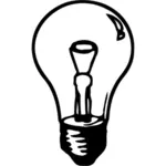 Light bulb vector tekening