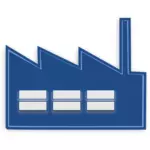 Fabrik-Symbol-Vektor-Bild