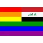 इराक और इंद्रधनुष झंडा