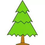 Árbol de Navidad simple vector