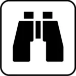 Vektorové ilustrace symbolu mezinárodní binoculats