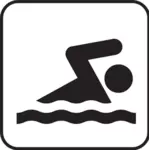 Svømming symbol