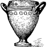 Vector de dibujo de la taza antigua