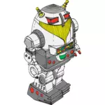 Sci-fi צעצוע הרובוט ציור וקטורי