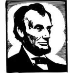 Imagine vectorială lui Abraham Lincoln