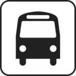 バス停のベクトル画像の米国国立公園マップ ピクト