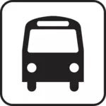 US National Park Maps pictogram for bus stop vector image