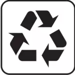 US National Park hărţi pictogramă pentru reciclare vector imagine