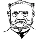 Paul von Hindenburg Vector portrettet