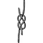 Einzelne Becket marine Knot Vektor-ClipArt