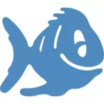 Vectorul de pictograma de peşte