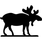 Moose silhouet vector