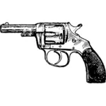 Starý styl revolver vektorový obrázek