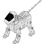 Vektor-Bild Hund Roboter