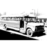 Starý autobus, kreslení