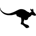 Kangoeroe silhouet