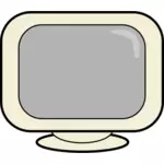 コンピューター画面の webicon のベクトル描画