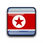 北朝鮮の国旗のベクトル