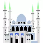 Desenho de vetorial sultão Ahmad Shah Mosque