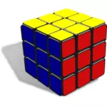 Rubik है घन क्लोज-अप वेक्टर क्लिप आर्ट