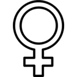 Imágenes Prediseñadas Vector de símbolo femenino internacional