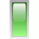 Rectangulaire vert boîte vecteur clip art